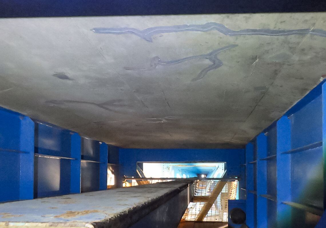 県単橋梁修繕工事 写真
                        